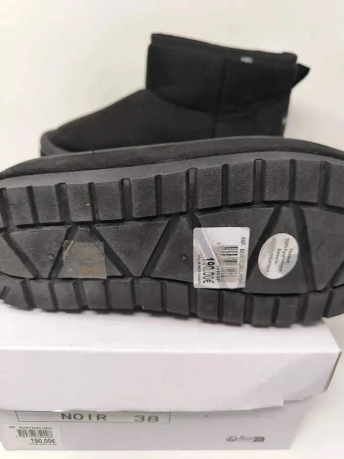 Bottines Burton of London noires – T38 – Neuves - photo numéro 3