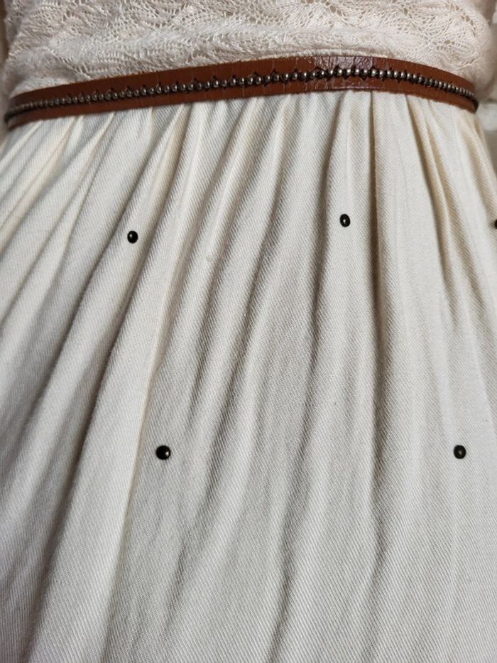 Robe bohème haut en dentelle avec ceinture - photo numéro 12