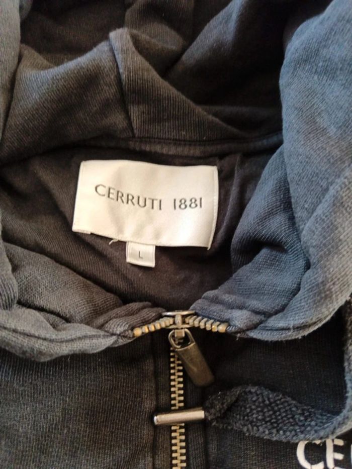 C53 sweat noir Cerruti 1881 L - photo numéro 3