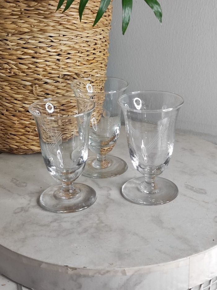 Verres à liqueur