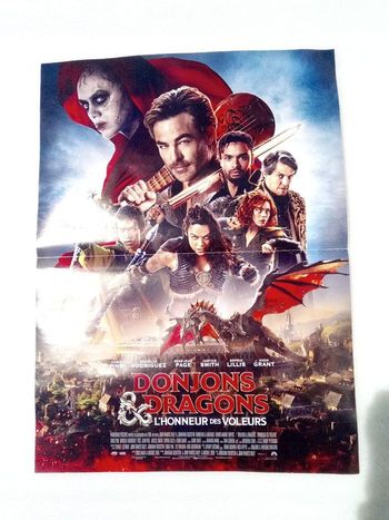 Affichette du film donjons & dragons l'honneur des voleurs