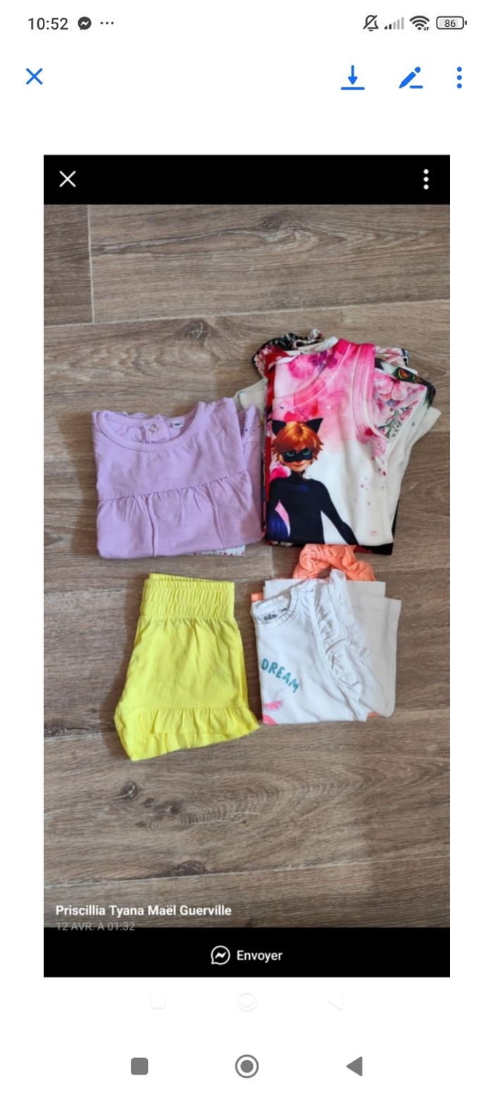 Vêtements fille 24 mois réserver mazellemanon