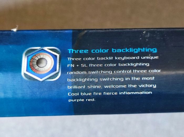 Clavier Gamer rétro lumineux 3 couleurs. CM030. Sans souris - photo numéro 10