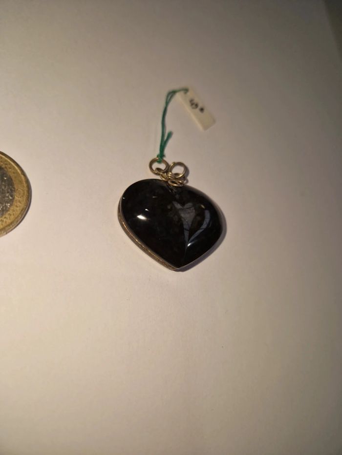 Pendentif obsidienne manta huichol Mexique - photo numéro 4