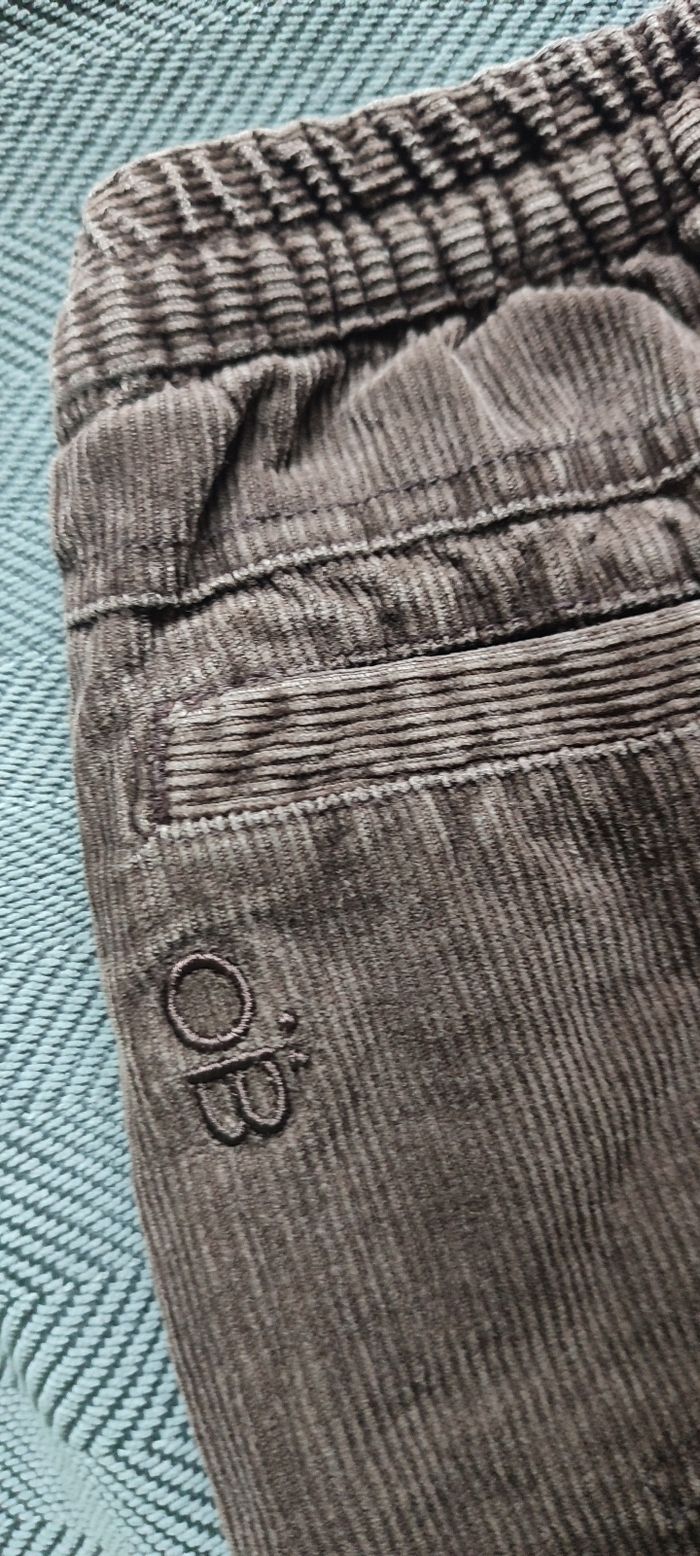 Pantalon velours marron obaibi 23 mois - photo numéro 3