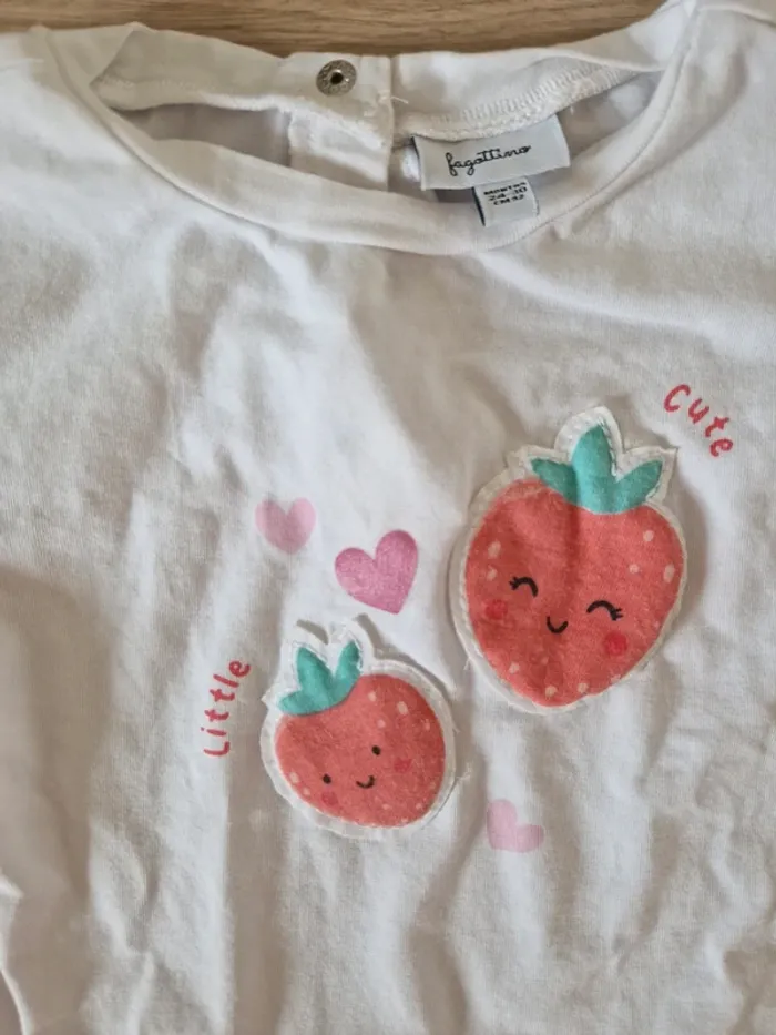 Ensemble fille Fagottino – t-shirt + jupe – taille 24-30 mois - photo numéro 4