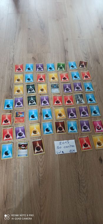 Lot de 50 cartes Pokémon 2013