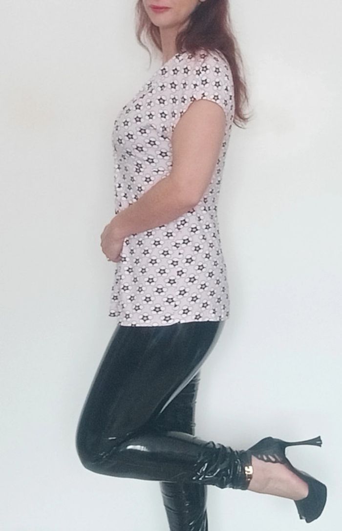 Haut pastel fleuri casual romantique taille 42 - photo numéro 4