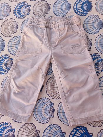 Pantalon été bébé 18 mois beige