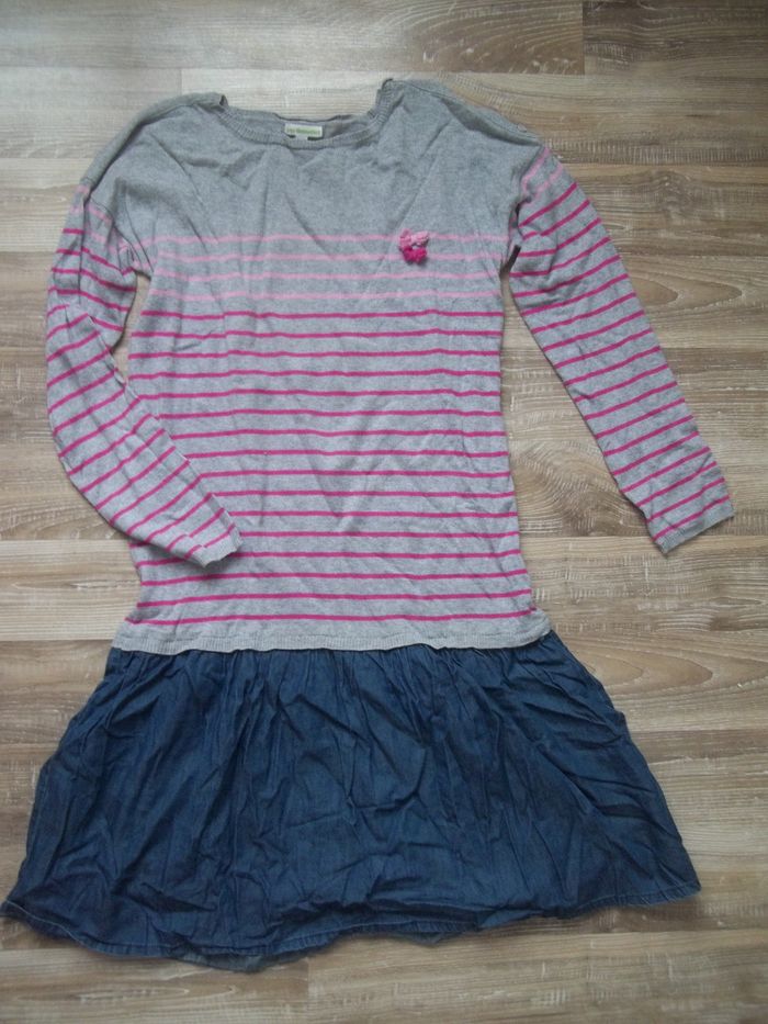 Robe pull bi-matière Vertbaudet 156 cm