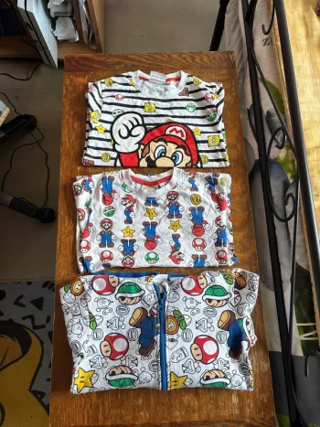 Lots 3 pièces mario