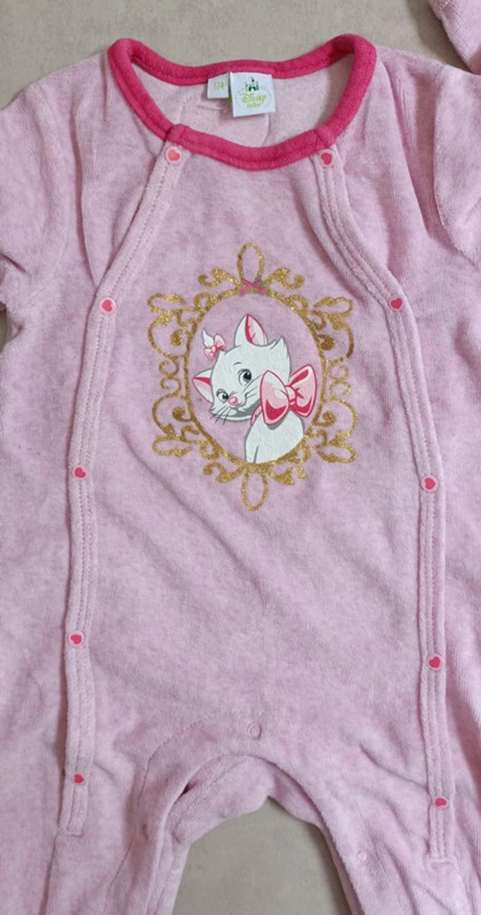 Pyjama velours Marie des Aristochats - 6 mois - photo numéro 4