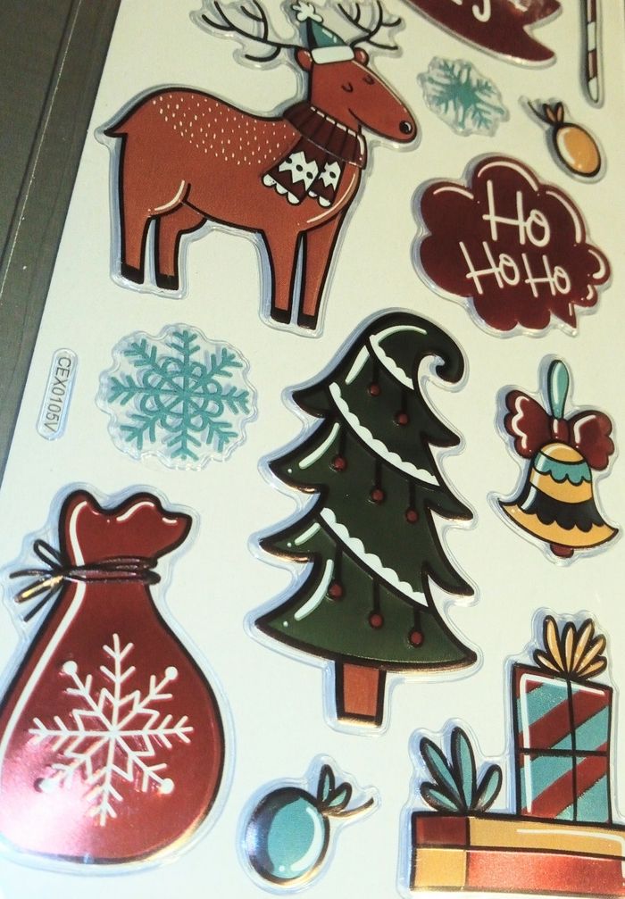 Stickers Noël en relief - photo numéro 2