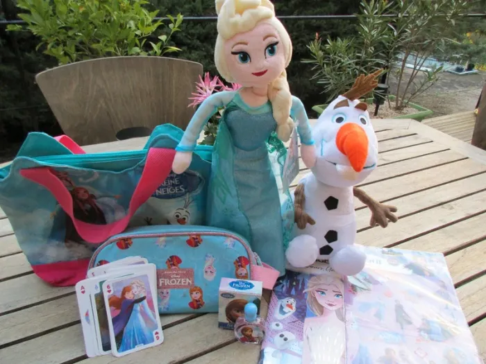 lot disney 26 objets elsa reine des neiges+stickers - photo numéro 2