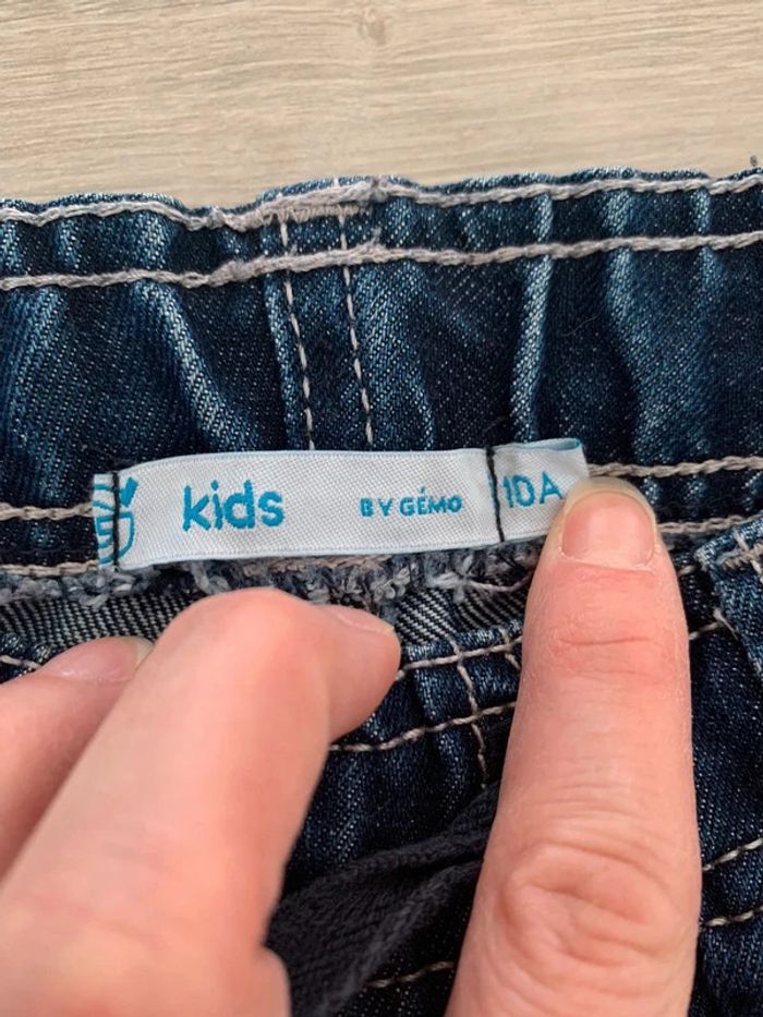 jean droit taille élastique et cordon - photo numéro 4