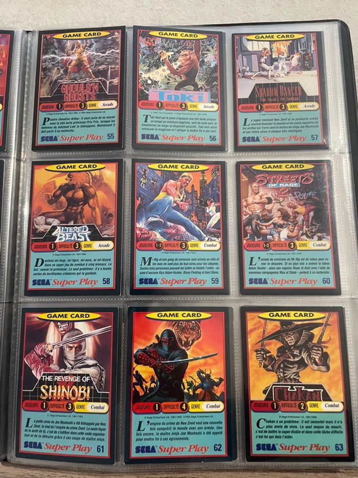 Collection Fullset Panini Sega Super Play Version Française TBE (120/120) Rare - photo numéro 15