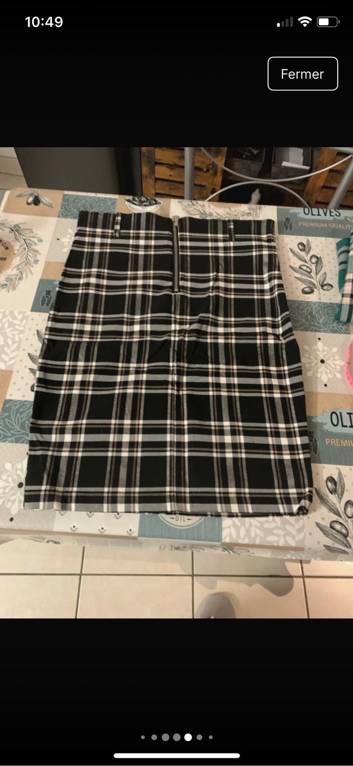 Jupe à carreaux neuve