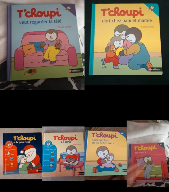 Lot 6 livres T'choupi
