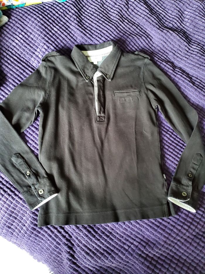 polo noir boss 8ans - photo numéro 4