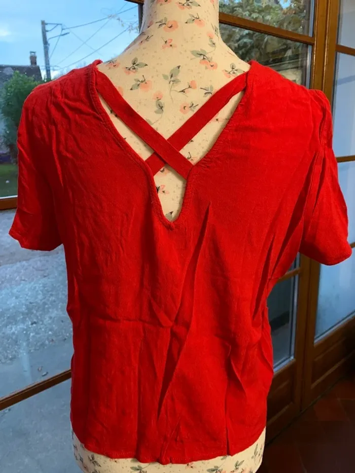 Blouse rouge Tally Weijl T.L - photo numéro 3