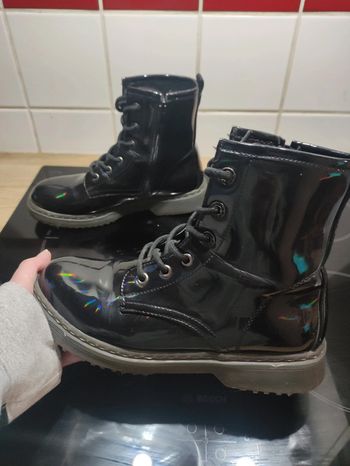 Bottines vernies noires taille 39