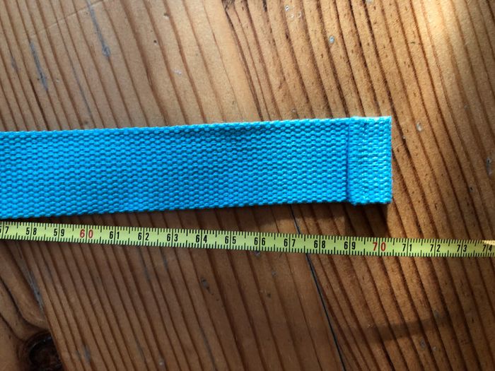 Ceinture Bleue enfants 4-6ans, 70 cm - photo numéro 3