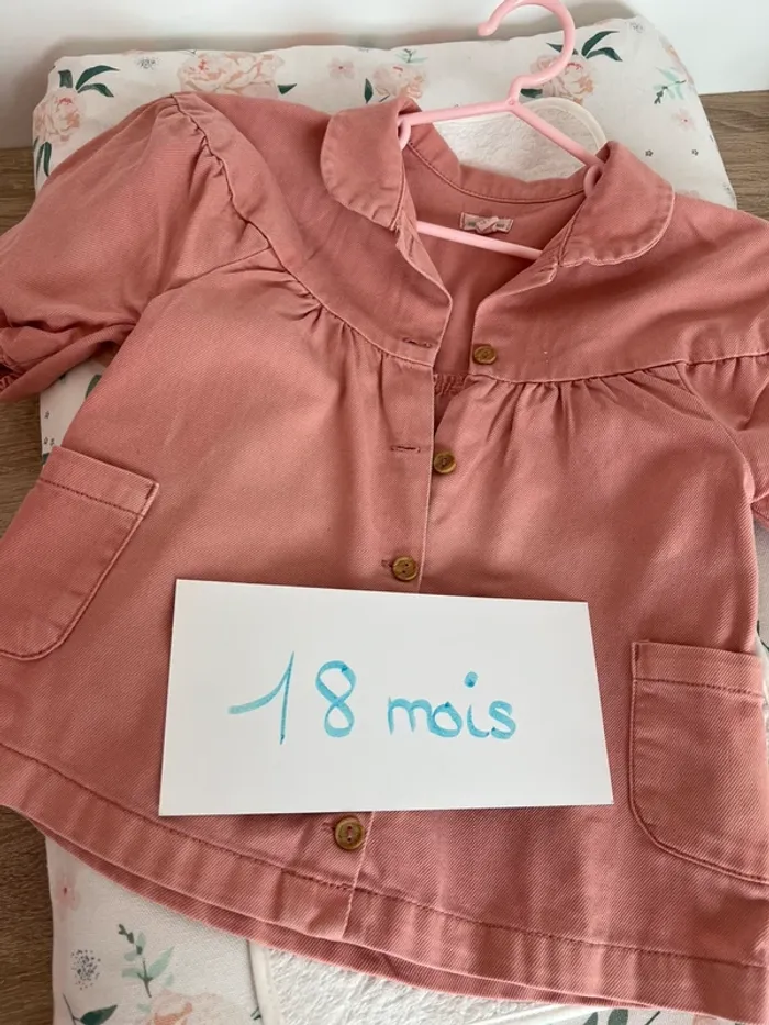 Robe écolière vertbaudet 18 mois