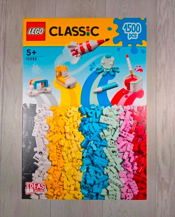🌈 LEGO Classic 11032 – Grande Boîte de Briques Créatives (1500 pièces) ✨