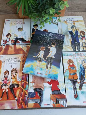 Lot 7 mangas la Rose et le Demon numéro 1 à 7 panini