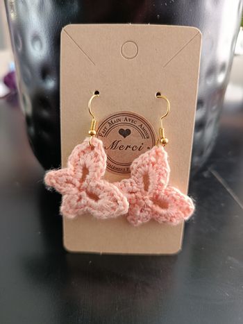 Boucles d'oreilles papillon 