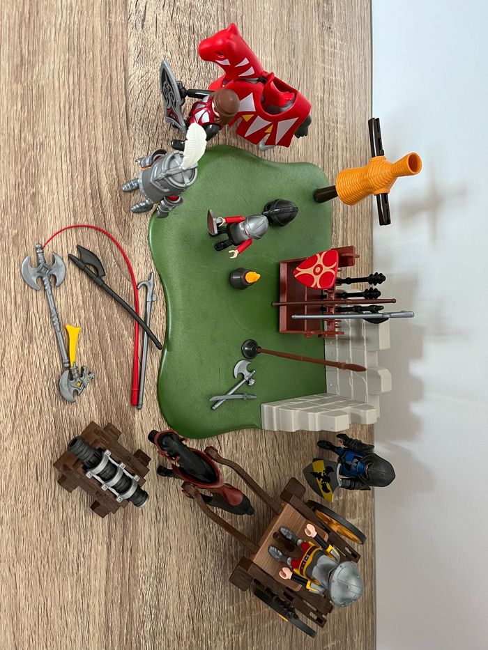 Lot playmobils chevaliers - photo numéro 3
