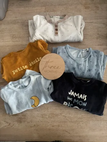 Lot pyjamas 3 mois
