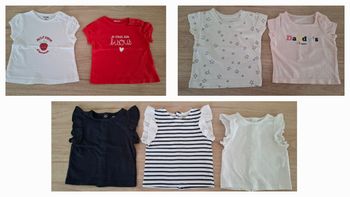 Lot tee-shirts 3 mois