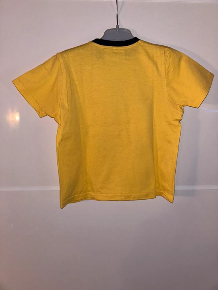 T-shirt à manches courtes jaune Sergio Tacchini - photo numéro 5