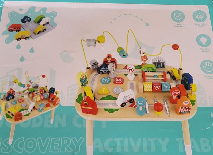 Table d'activités bois