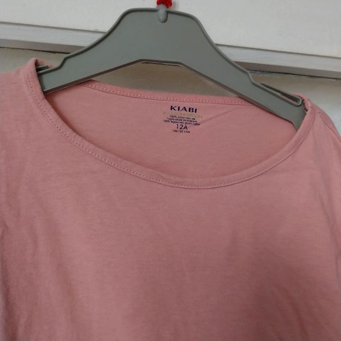 Haut manche longue 12 ans rose pâle - photo numéro 2