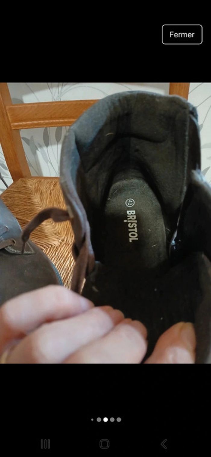 Chaussures homme neuve Bristol pointure 43 - photo numéro 8