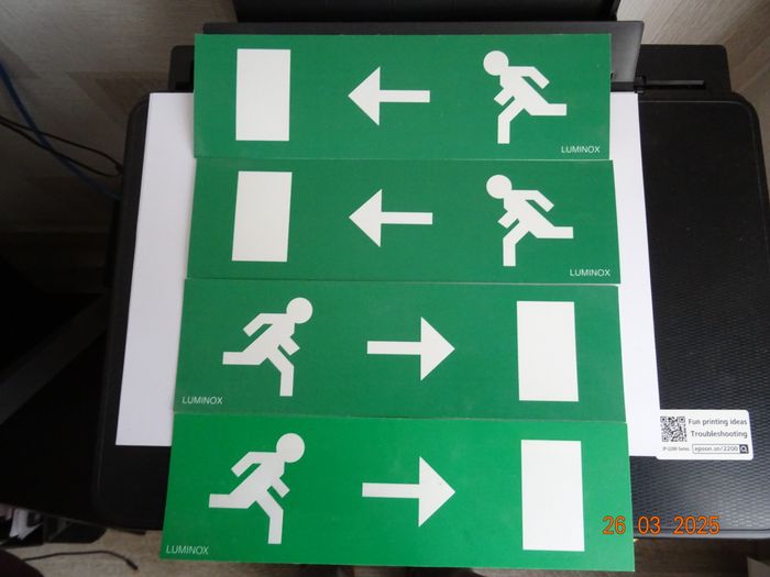 6 étiquette de signalistion sortie de secours - photo numéro 4