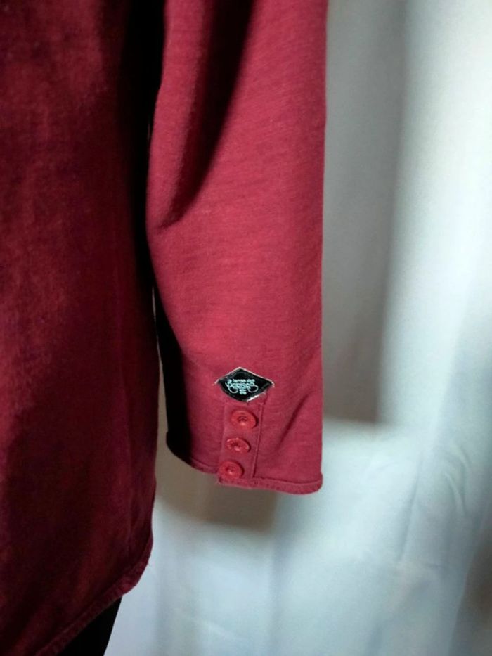 Veste femme bordeaux – Le Temps des Cerises – Taille S/M - photo numéro 9