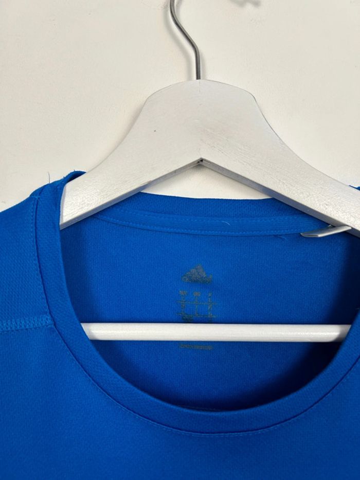 T-shirt Homme Adidas Bleu | Taille L | Très Bon État | #TM88 - photo numéro 4