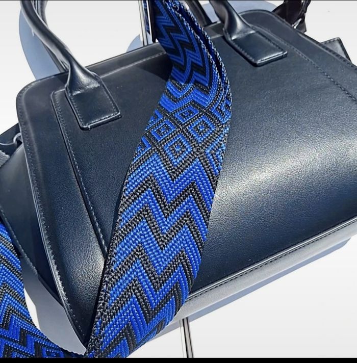 Sac à main Neuf Noir Bandoulière Bleu Noir - photo numéro 3