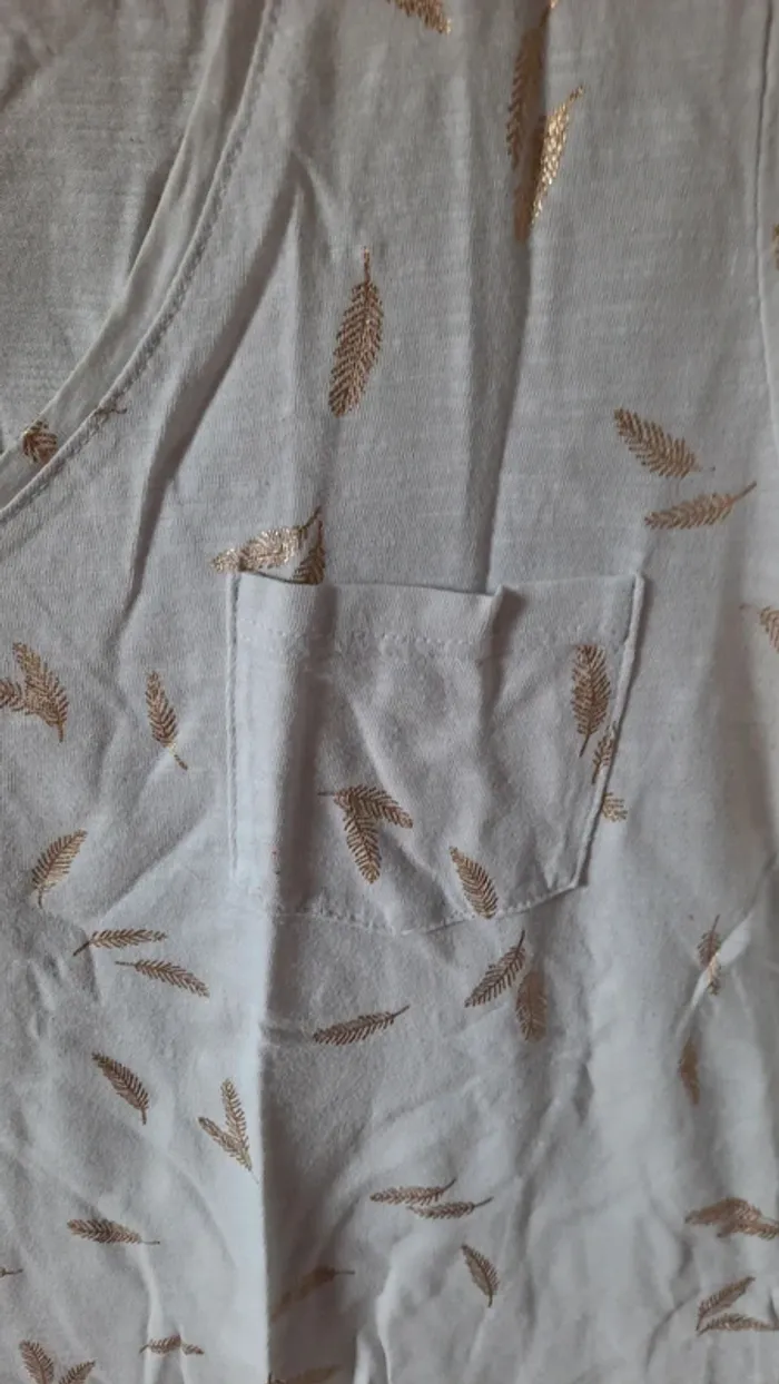 T-shirt été blanc - photo numéro 4