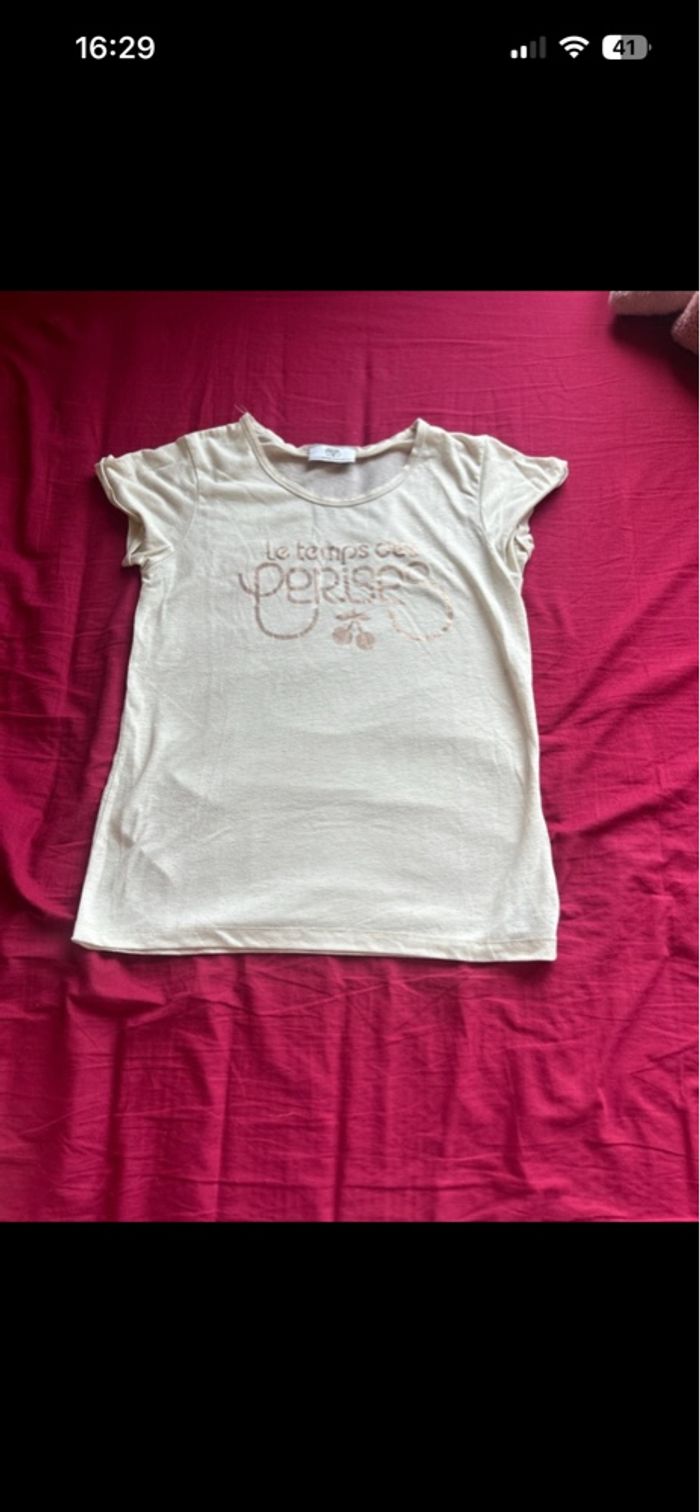 Teeshirt femme le temp des cerises - photo numéro 1