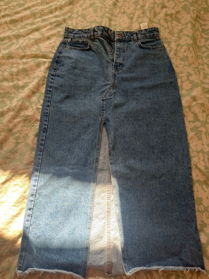 Jupe longue en Jean taille L - photo numéro 2