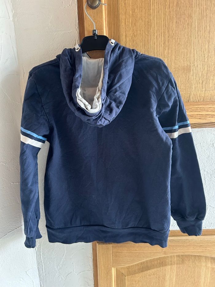 Sweat à capuche bleu marine 10/11 ans - photo numéro 2