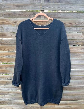 Pull long noir - Taille XL