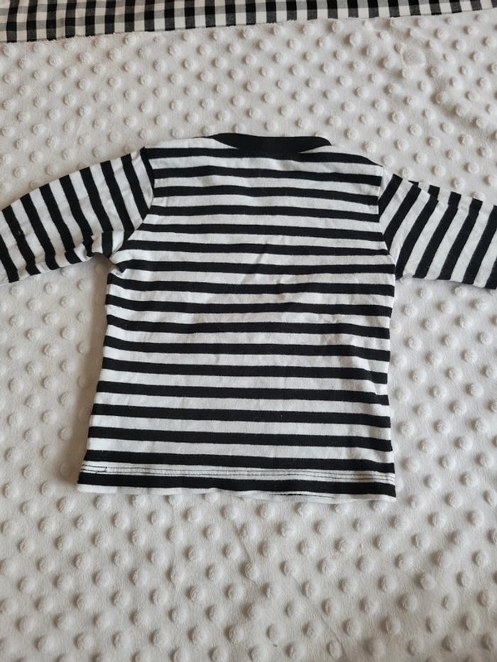 Tee-shirt manches longues 4-6 mois – H&M – Mixte - photo numéro 3