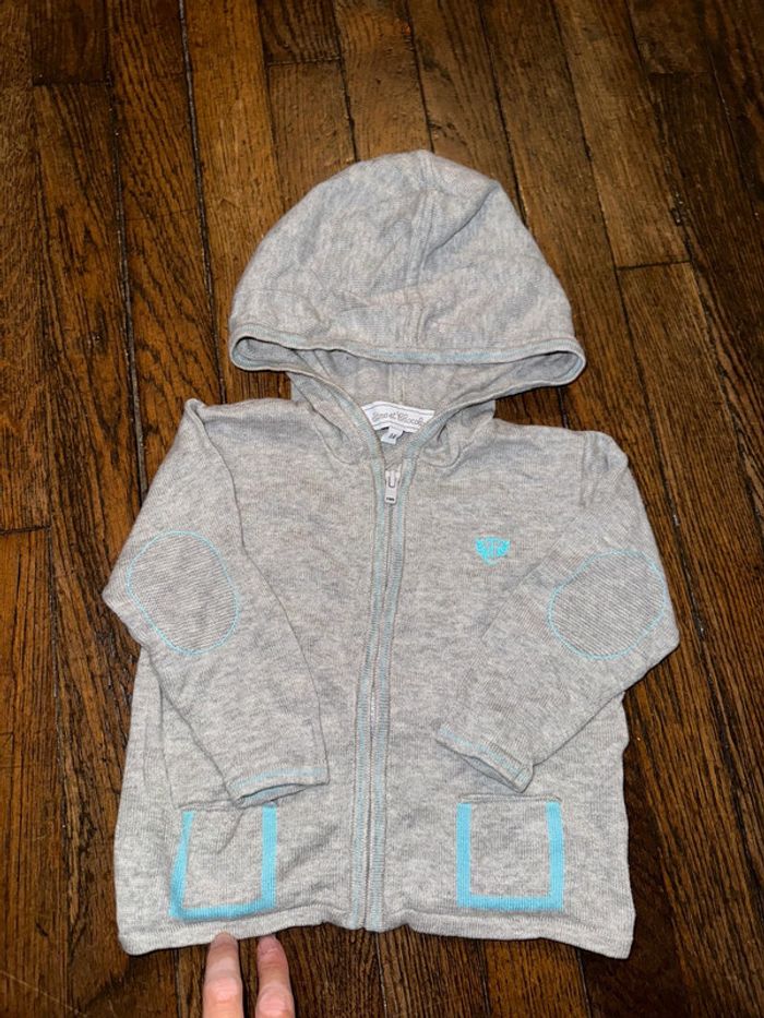 gilet Tartine et chocolat 12mois