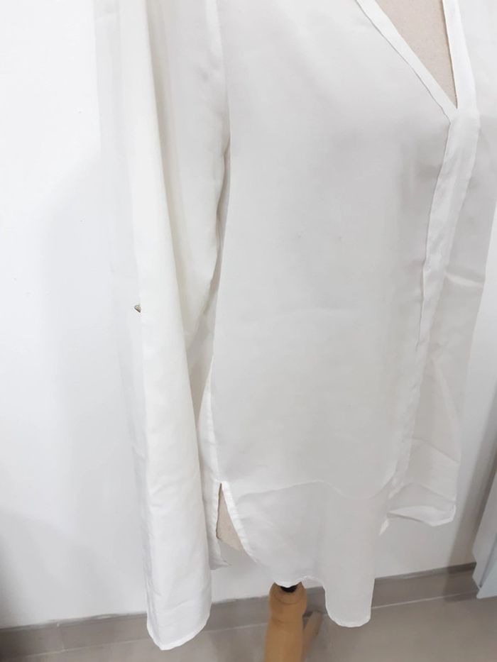 Blouse blanche Zara T38 - photo numéro 5