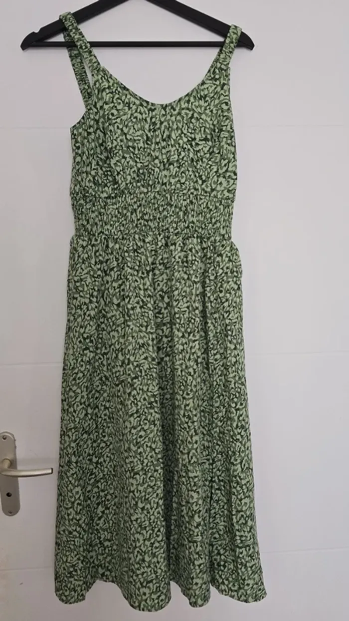 Robe longue verte